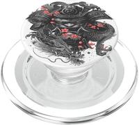 Samurai Warrior Japanese Bushido Dragon Knight Regalo PopSockets PopGrip para MagSafe