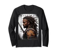 Samurai Warrior Saying Katana Strength Honor Hombres Mujeres Japón Manga Larga