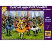 Samurai Warriors Cavalry Xvi-Xvii Ad Figura Plástico Kit 1:72 Modelo Zvezda