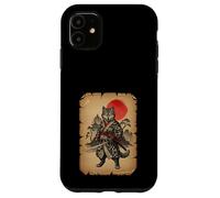 Samurai Wolf Anime Arte Japonés Carcasa para iPhone 11
