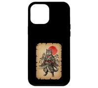 Samurai Wolf Anime Arte Japonés Carcasa para iPhone 12 Pro MAX