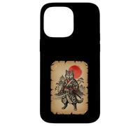 Samurai Wolf Anime Arte Japonés Carcasa para iPhone 14 Pro MAX