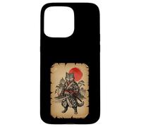 Samurai Wolf Anime Arte Japonés Carcasa para iPhone 15 Pro MAX
