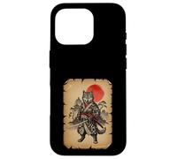 Samurai Wolf Anime Arte Japonés Carcasa para iPhone 16 Pro