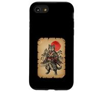 Samurai Wolf Anime Arte Japonés Carcasa para iPhone SE (2020) / 7/8