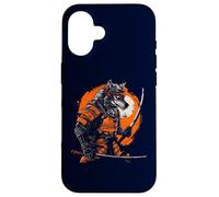 Samurai Wolf Japonés Carcasa para iPhone 16