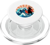 Samurai Y Gran Ola Fuji Ilustración PopSockets PopGrip para MagSafe