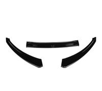 SAMWDK Difusor Labios Parachoques Delantero Kit Carrocería Protector Alerón, para Ford para Focus 2010-2018 Alerón Parachoques Delantero(Gloss Black)