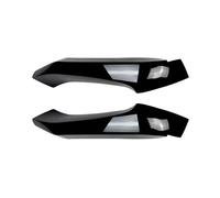 SAMWDK Kit De Carrocería para Parachoques Delantero, Divisor, Difusor, Protector, ABS Negro Brillante, para X3 F25 para X4 F26 LCI 2014-2017 Alerón Parachoques Delantero(Gloss Black Splitter)