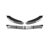 SAMWDK para Clase C W205 C180 C200 260 2015-2018 para AMG Parachoques Delantero Difusor Divisor Kit Carrocería Alerón Protector Parachoques Alerón Parachoques Delantero(Carbon Look)