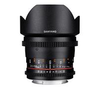 Samyang 10mm T3.1 ED AS NCS CS VDSLR - Objetivo (SLR, 14/9, Ultra-Ancha, Pentax K, Pentax, Negro)