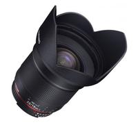Samyang F1120709101 - Objetivo fotográfico DSLR para Micro Cuatro Tercios (Distancia Focal Fija 16mm, Apertura f/2-22 ED AS UMC CS, diámetro Filtro: 77mm), Negro