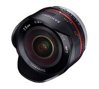 Samyang 7,5/F 3,5 UMC Fish-Eye MFT - Objetivo fotográfico para Micro Cuatro Tercios, Negro