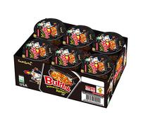 Samyang Buldak - Fideos salteados de pollo picante, paquete de 6
