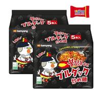 Samyang Buldak Hot Chicken Flavor Ramen, fideos instantáneos picantes con sabor a pollo, 10 unidades (10 x 140 g) Trinovi