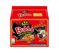 Samyang Buldak - Ramen coreano de pollo salteado picante 140 g, paquete de 5