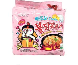 Samyang Carbo Buldak Bokkum Ramen Hot Spicy Chicken Flavor 130g*5