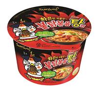 Samyang coreano picante de pollo caliente sabor ramen tipo estofado (sopa) (tazón) 120 g x 16 tazón