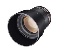 Samyang F1111203102 - Objetivo fotográfico DSLR para Nikon F Ae (Distancia Focal Fija 85mm, Apertura f/1.4-22 AS IF UMC, diámetro Filtro: 72mm), Negro