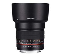 Samyang F1111205101 - Objetivo fotográfico DSLR para Sony A (Distancia Focal Fija 85mm, Apertura f/1.4-22 AS IF UMC, diámetro Filtro: 72mm), Negro