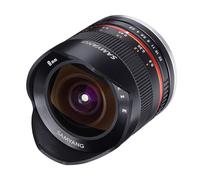 Samyang F1220306101 - Objetivo fotográfico CSC-Mirrorless para Sony E (distancia focal fija 8mm, apertura f/2.8-22 II UMC, Ojo de pez), negro