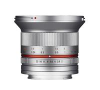Samyang F1220506102 - Objetivo fotográfico CSC-Mirrorless para Sony E (Distancia Focal Fija 12mm, Apertura f/2-22 NCS CS, diámetro Filtro: 67mm), Plateado