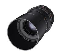 Samyang F1312306101 - Objetivo para vídeo VDSLR para Sony E T3.1 AS IF UMC II (Distancia Focal Fija 100mm, diámetro Filtro: 67mm), Negro