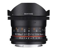 Samyang F1420310101 - Objetivo para vídeo VCSC-Mirrorless para Fuji X (Distancia Focal Fija 8mm, Apertura T3.1-22 UMC Cine II, Ojo de pez), Negro