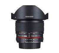 Samyang Lente de Ojo de pez F3.5 APS-C de 8 mm para cámaras de Montaje Micro Cuatro Tercios (MFT)
