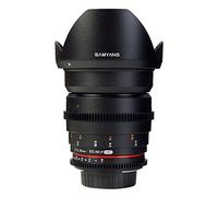 Samyang Lente V-DSLR 24 mm T/1,5 ED AS IF UMC para Pentax, Color Negro