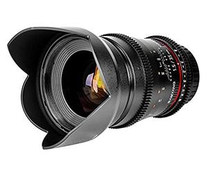 Samyang Lente V-DSLR 35 mm T/1,5 AS IF UMC para Pentax, Color Negro