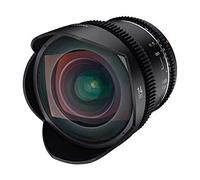 Samyang MF 14 mm T3,1 VDSLR MK2 Canon EF, Negro