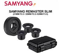 Samyang Remaster Slim FE 21mm F3.5, 28mm F3.5, 32mm F2.8 Sony E-Mount