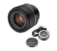 Samyang Set objetivo estándar autofoco AF 50 mm F1.4 II FE para Sony E y estación de lentes - Para cámaras de sistema sin espejo - Para sensores full-frame y APS-C, ideal para capturar detalles
