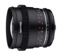 Samyang VDSLR 85 mm T1.5 MK2 Canon EF | ✅ 5 años de garantia