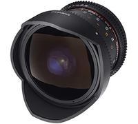 Samyang VDSLR - Objetivo fotográfico para Sony A (8 mm, T3.8 UMC, Ojo de pez CSII), Negro