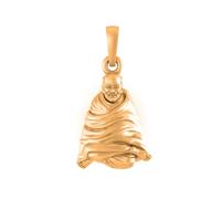 Samyuktha Colgante de plata de ley chapado en oro de 22 quilates con colgante espiritual de Nim Karoli Baba (tamaño grande) con medallón Baba Neem Kaaroli para hombres y mujeres, Plata de ley, No es