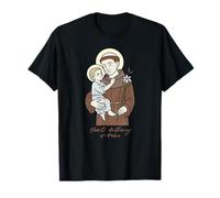 San Antonio de Padua con Cristo Niño Santo Patrón Camiseta