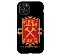 San Antonio de Padua Martillo de los Herejes Santo Católico Carcasa para iPhone 11 Pro