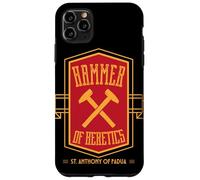 San Antonio de Padua Martillo de los Herejes Santo Católico Carcasa para iPhone 11 Pro Max