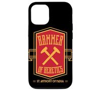 San Antonio de Padua Martillo de los Herejes Santo Católico Carcasa para iPhone 12/12 Pro