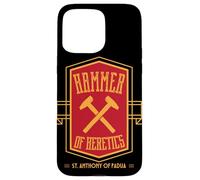 San Antonio de Padua Martillo de los Herejes Santo Católico Carcasa para iPhone 15 Pro Max