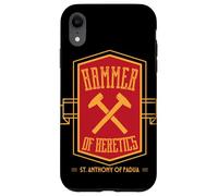 San Antonio de Padua Martillo de los Herejes Santo Católico Carcasa para iPhone XR