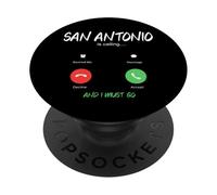 San Antonio está Llamando y Debo IR a Texas USA Viajando PopSockets PopGrip Adhesivo