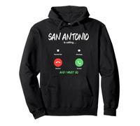 San Antonio está Llamando y Debo IR a Texas USA Viajando Sudadera con Capucha