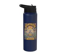 San Antonio Texas USA Nacido Criado Criado Stainless Steel Insulated Water Bottle