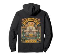 San Antonio Texas USA Nacido Criado Criado Sudadera con Capucha
