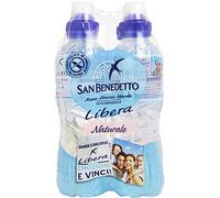 SAN BENEDETTO agua libre natural de 0,50 litros 24 botellas