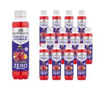 San Benedetto Fruit & Power Zero 12 X 0,4L | Bebida Energética Sin Azúcar