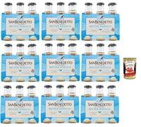 San Benedetto L'analcolico Bitter Bianco, aperitivo blanco amargo sin alcohol, incoloro, 48 x 10 cl + Polpa italiana Gourmet 400 g